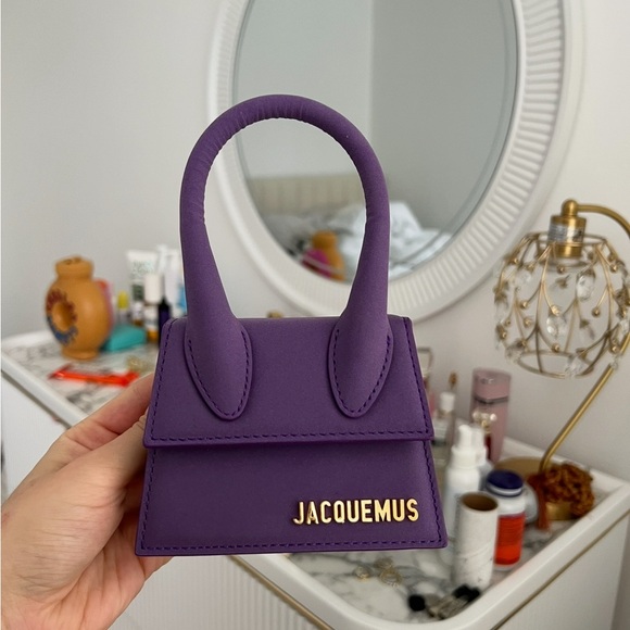 BRAND NEW Jacquemus Purple le Chiquito Bag - Picture 2 of 14